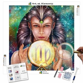 art et diamants diamond painting broderie diamant paysages collection signe du zodiaque vierge canva art et diamants diamond painting broderie diamant paysages collection signe du zodiaque vierge canva
